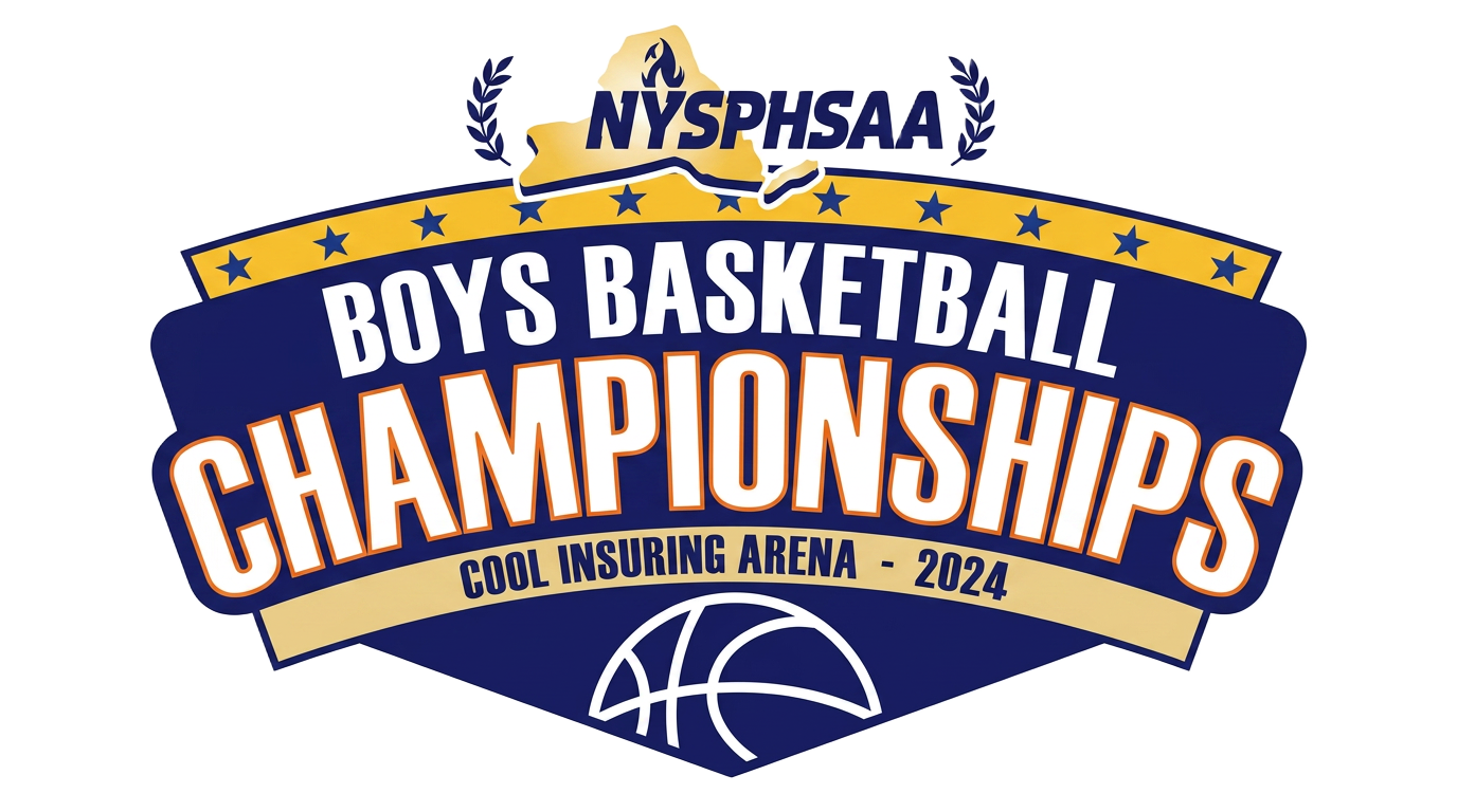 NYSPHSAA Boys Basketball Championships 2024 logo